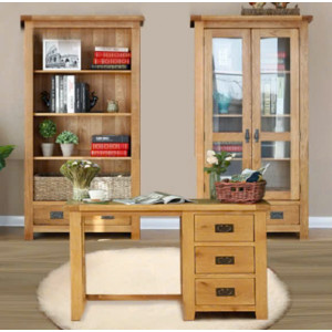 Rustic Oak - Ent 02 : Trọn Bộ Phòng Làm Việc - 03 Sản Phẩm